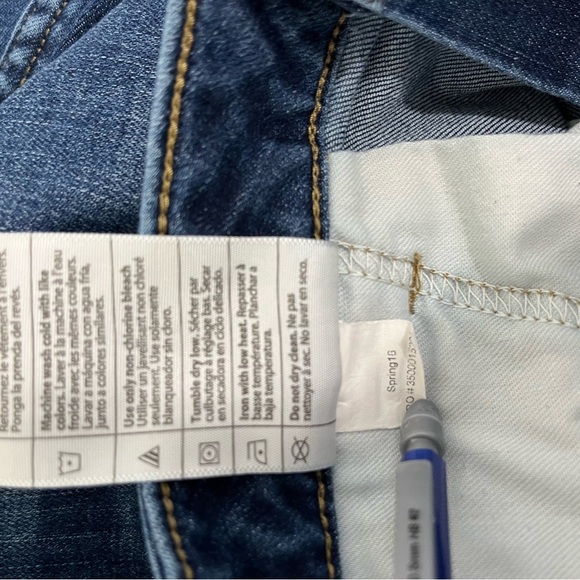 Carhartt Blue Slim Fit Bootcut Denim Jeans - Picture 11 of 16